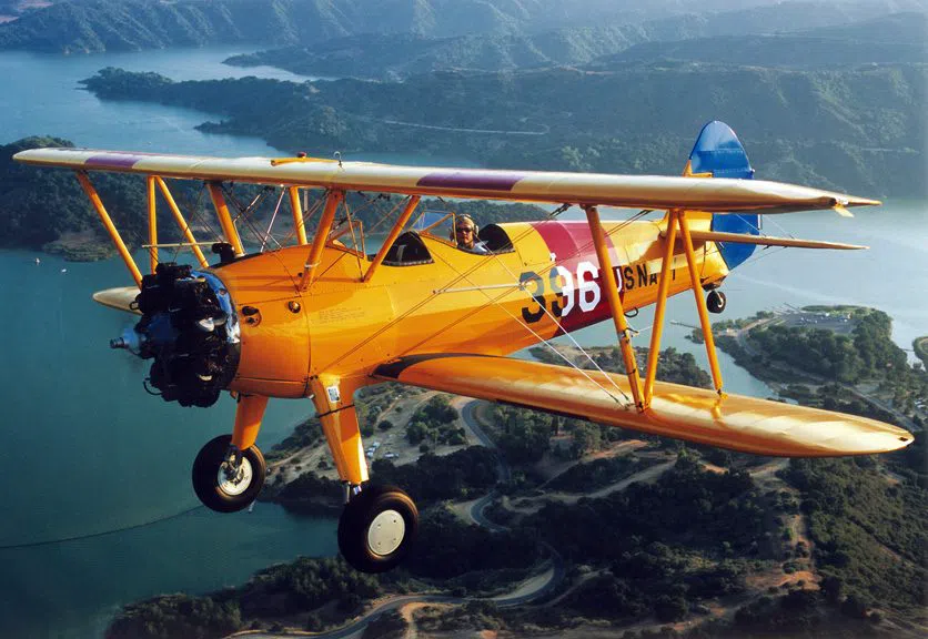Celebrity Helicopters — Stearman Biplane Rides, Los Angeles